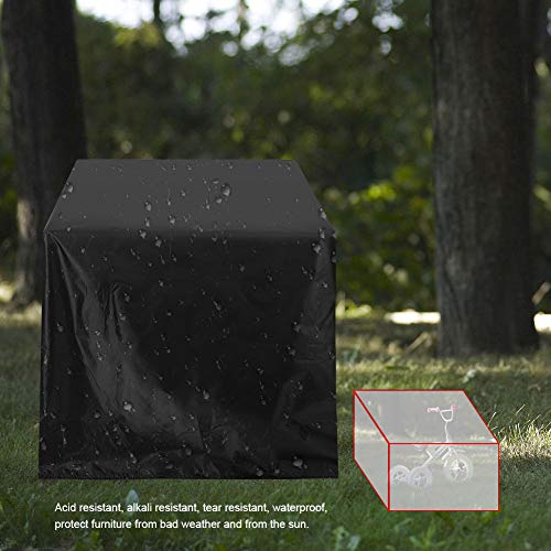 Cocoarm wasserdichte Rostfeste Möbelabdeckung 210d Oxford Stoff Allwetterfester Tischstuhl Schutz Outdoor Haltbar mit PU-Silberbeschichtung für die Hochzeit der Patio Garden Party (325 * 208 * 58cm) Cocoarm wasserdichte Rostfeste Möbelabdeckung 210d Oxford Stoff Allwetterfester Tischstuhl Schutz Outdoor Haltbar mit PU-Silberbeschichtung für die Hochzeit der Patio Garden Party (325 * 208 * 58cm) von Cocoarm