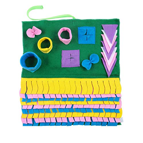 Cocolook Haustier Hund Snuffle Mat Dog Nose Arbeit Pad Feeding Matte waschbar Pet Sniffing Trainingsdecke Abnehmbare Fleece-Pads für Hunde Welpen B 50x45cm Cocolook Haustier Hund Snuffle Mat Dog Nose Arbeit Pad Feeding Matte waschbar Pet Sniffing Trainingsdecke Abnehmbare Fleece-Pads für Hunde Welpen B 50x45cm von Cocolook