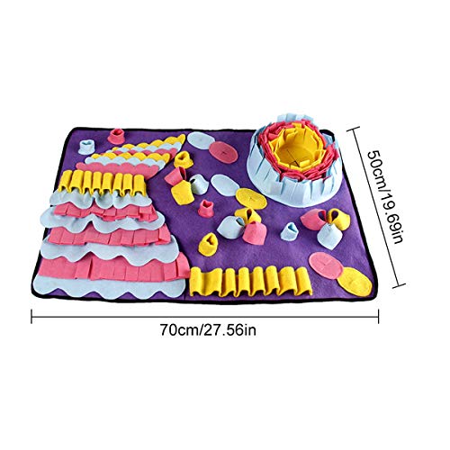Cocolook Haustier Hund Snuffle Mat Pet Sniffing Trainingsdecke Abnehmbare Fleece-Pads Hundematte Entlasten Sie Druck Nose Arbeit Puzzle Spielzeug Pet Nose Pad B 70x50cm Cocolook Haustier Hund Snuffle Mat Pet Sniffing Trainingsdecke Abnehmbare Fleece-Pads Hundematte Entlasten Sie Druck Nose Arbeit Puzzle Spielzeug Pet Nose Pad B 70x50cm von Cocolook