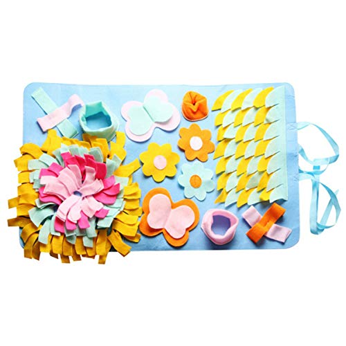 Cocolook Hündchen Snuffle Mat Katzen-Haustier-Sniffing Trainings Pad Puppy Activity Trainingsdecke Abnehmbare Fleece-Pads E 75X45cm Cocolook Hündchen Snuffle Mat Katzen-Haustier-Sniffing Trainings Pad Puppy Activity Trainingsdecke Abnehmbare Fleece-Pads E 75X45cm von Cocolook