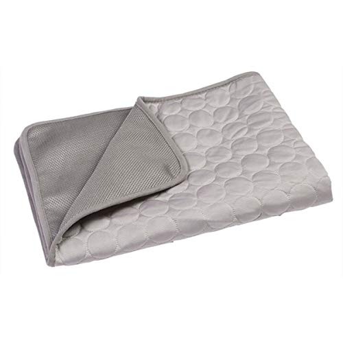 Cocolook Hundematte Ice Pad 100 X 70cm EIS-Silk Kühle Hundebetten Sofakissen Fit All Haustier Hund Katze Kühlmatte Grau,62x50cm Cocolook Hundematte Ice Pad 100 X 70cm EIS-Silk Kühle Hundebetten Sofakissen Fit All Haustier Hund Katze Kühlmatte Grau,62x50cm von Cocolook