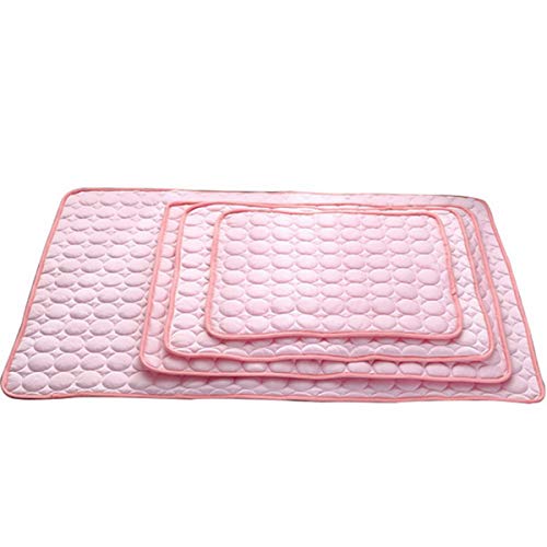 Cocolook Hundematte Ice Pad 100 X 70cm EIS-Silk Kühle Hundebetten Sofakissen Fit All Haustier Hund Katze Kühlmatte Rosa,100x70cm Cocolook Hundematte Ice Pad 100 X 70cm EIS-Silk Kühle Hundebetten Sofakissen Fit All Haustier Hund Katze Kühlmatte Rosa,100x70cm von Cocolook