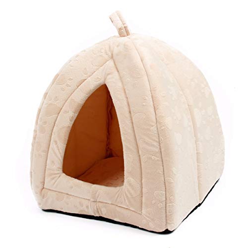 Cocolook Katzenhaus und Hundebetten Beige und Rot Lila, Khaki, Schwarz mit Pfoten Streifen, Weiß Mit Paw-Streifen Beige,M Cocolook Katzenhaus und Hundebetten Beige und Rot Lila, Khaki, Schwarz mit Pfoten Streifen, Weiß Mit Paw-Streifen Beige,M von Cocolook