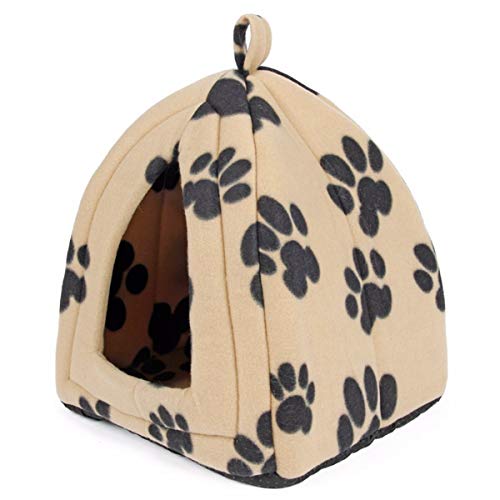 Cocolook Katzenhaus und Hundebetten Beige und Rot Lila, Khaki, Schwarz mit Pfoten Streifen, Weiß Mit Paw-Streifen Light Yellow Paw,M Cocolook Katzenhaus und Hundebetten Beige und Rot Lila, Khaki, Schwarz mit Pfoten Streifen, Weiß Mit Paw-Streifen Light Yellow Paw,M von Cocolook