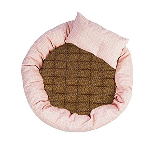 Cocolook Round-Haustier-Bett Warm Haus Cat Soft-Pet Products Plaid Haus für Hund Haustier-Kissen Kühlhundekissen Waschbare Welpen Bett Rosa mit Mat,M 45x35x13cm Cocolook Round-Haustier-Bett Warm Haus Cat Soft-Pet Products Plaid Haus für Hund Haustier-Kissen Kühlhundekissen Waschbare Welpen Bett Rosa mit Mat,M 45x35x13cm von Cocolook