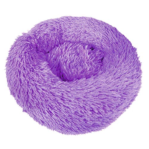Cocolook Soft Cat Bett-Haus Runde Lange Plüsch Beste-Hundebett für Hunde Korb Pet Products Kissen Katze Haustier-Bett-Mat Cat House Tiere Sofa Lila,S Cocolook Soft Cat Bett-Haus Runde Lange Plüsch Beste-Hundebett für Hunde Korb Pet Products Kissen Katze Haustier-Bett-Mat Cat House Tiere Sofa Lila,S von Cocolook