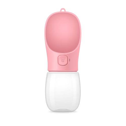 Cocopet - Hundewasserflasche mit Spender (Rosa) von Cocopet