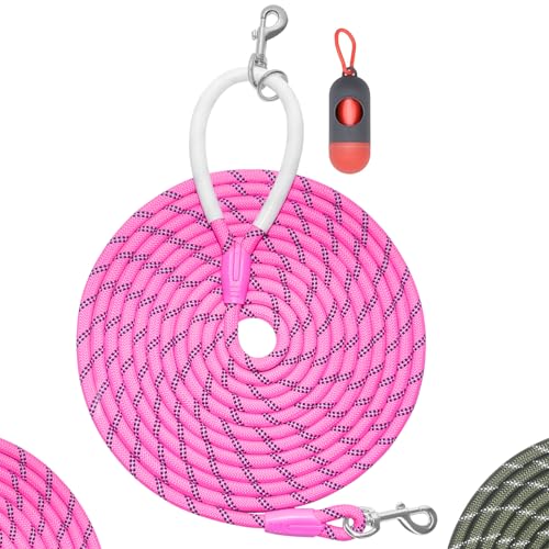 Codepets Strapazierfähige Trainingsleine aus Nylon, 6,8 x 1,27 cm, mit bequemem Silikongriff, stark reflektierend, kein Verheddern, für mittelgroße und große Hunde, Outdoor, Spaziergänge, Camping Codepets Strapazierfähige Trainingsleine aus Nylon, 6,8 x 1,27 cm, mit bequemem Silikongriff, stark reflektierend, kein Verheddern, für mittelgroße und große Hunde, Outdoor, Spaziergänge, Camping von Codepets