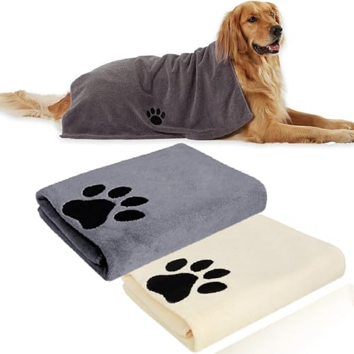 Cohentbliss 2 Stück 75 x 35 cm Hunde Handtuch für Katzen Schnelltrocknend Haustier MikrofaserHandtücher Trockentuch Hundehandtücher Super Saugfähiges Haustierhandtuch für Alle Hunde Katzen Cohentbliss 2 Stück 75 x 35 cm Hunde Handtuch für Katzen Schnelltrocknend Haustier MikrofaserHandtücher Trockentuch Hundehandtücher Super Saugfähiges Haustierhandtuch für Alle Hunde Katzen von Cohentbliss