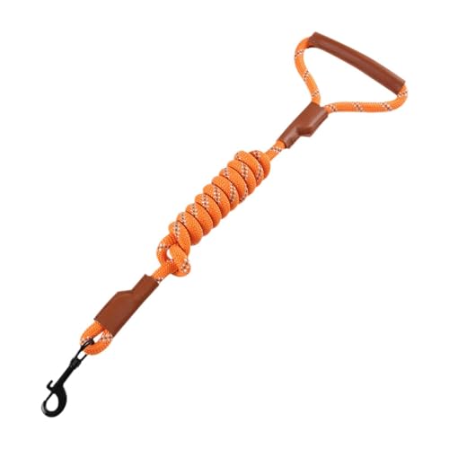 Colcolo 1,5 m Hundeleine, Trainingsleine, Mehrzweck-Nachtreflektion, bequemer Griff, für und Outdoor-Aktivitäten, Orange von Colcolo