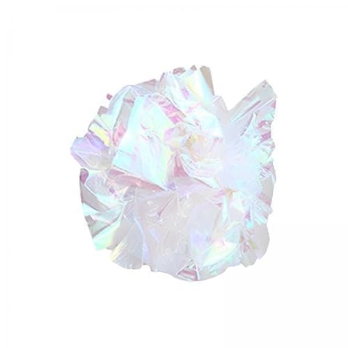 Colcolo 2X Indoor Mylar Crinkle Ball Katzenspielzeug Sound Teasing Leichte Rasselpapierkugel Katzenspielzeug für Katzenunterhaltungsspielzeug Zubehör Colcolo 2X Indoor Mylar Crinkle Ball Katzenspielzeug Sound Teasing Leichte Rasselpapierkugel Katzenspielzeug für Katzenunterhaltungsspielzeug Zubehör von Colcolo