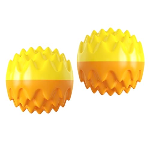 Colcolo 2X Kauspielzeug für Hunde für Aggressive Kauer, Geschenk, beißfest, Hundezahnbürstenball, Reinigungsspielzeug, interaktives Quietschspielzeug für Colcolo 2X Kauspielzeug für Hunde für Aggressive Kauer, Geschenk, beißfest, Hundezahnbürstenball, Reinigungsspielzeug, interaktives Quietschspielzeug für von Colcolo
