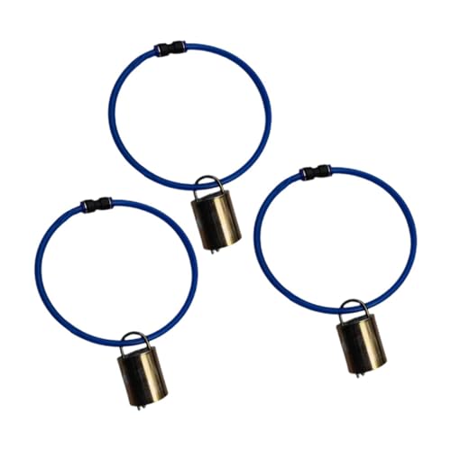 Colcolo 3 Stück Ziegenhalsband mit Glocke Schafglocken Set Weideglocke Vieh Halsband aus Metall Und PU Und Langlebig für Schaf Ziege Kuh Pferd auf, S Colcolo 3 Stück Ziegenhalsband mit Glocke Schafglocken Set Weideglocke Vieh Halsband aus Metall Und PU Und Langlebig für Schaf Ziege Kuh Pferd auf, S von Colcolo