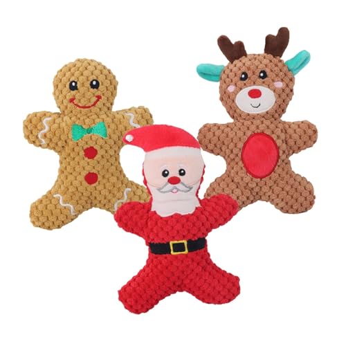 Colcolo 3 Stücke Hunde Quietschspielzeug Plüschspielzeug Bissfest Weihnachtsmann Plüsch Hunde Kauspielzeug Weihnachtshundespielzeug für Hunde Indoor Spielen Colcolo 3 Stücke Hunde Quietschspielzeug Plüschspielzeug Bissfest Weihnachtsmann Plüsch Hunde Kauspielzeug Weihnachtshundespielzeug für Hunde Indoor Spielen von Colcolo