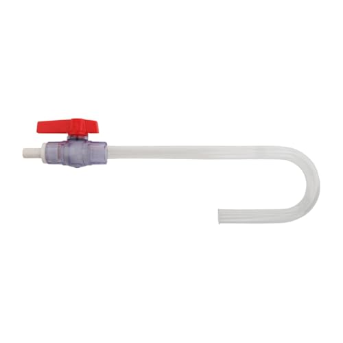 Colcolo Aquarium Wasserfüllers Rohr Fisch Wasserfüller Rohr Ellbogen Rohr Fischtank Wasserwechsler Teile Zubehör Wasserfüllerrohr, Klar, 12 Mm von Colcolo