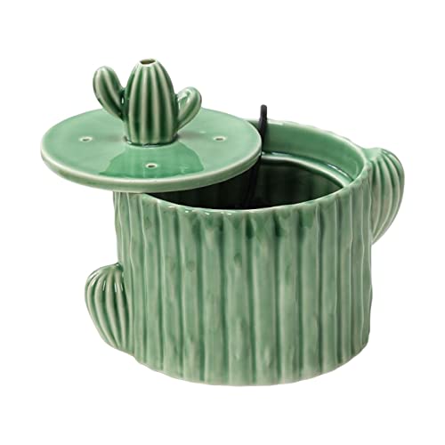 Colcolo Automatischer Haustier-Katzen-Wasserspender, Wasserspender für Hunde, leiser Wasserspender für Haustiere, USB-Trinkwassernapf für Welpen, Kätzchen, GRÜN von Colcolo