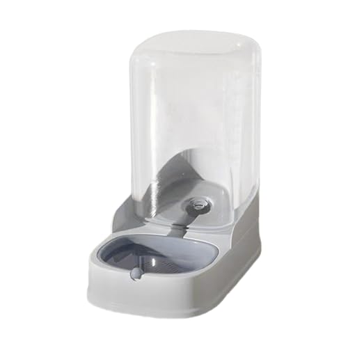 Colcolo Automatischer Wasserspender für Haustiere, Futterspender für Haustiere, tragbar, rutschfest, Glatte Oberfläche, 4,4 l, Schwerkraftspender, große, grau Colcolo Automatischer Wasserspender für Haustiere, Futterspender für Haustiere, tragbar, rutschfest, Glatte Oberfläche, 4,4 l, Schwerkraftspender, große, grau von Colcolo