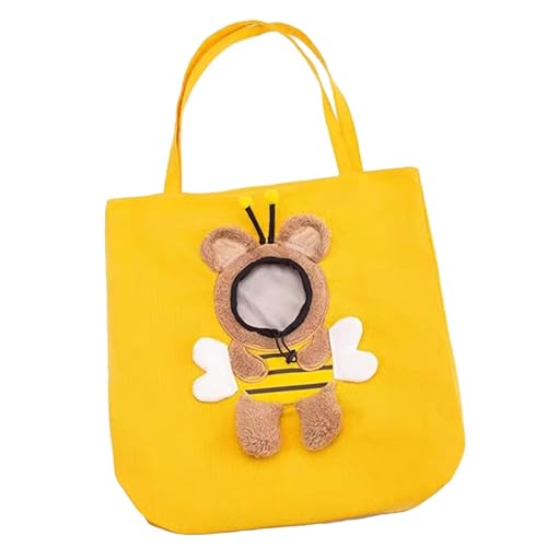 Colcolo Canvas-Schultertragetasche für Haustiere, für Reisen, weiche Seiten, Katzentragetasche für den täglichen Spaziergang oder Langstreckenspaziergang, von Colcolo