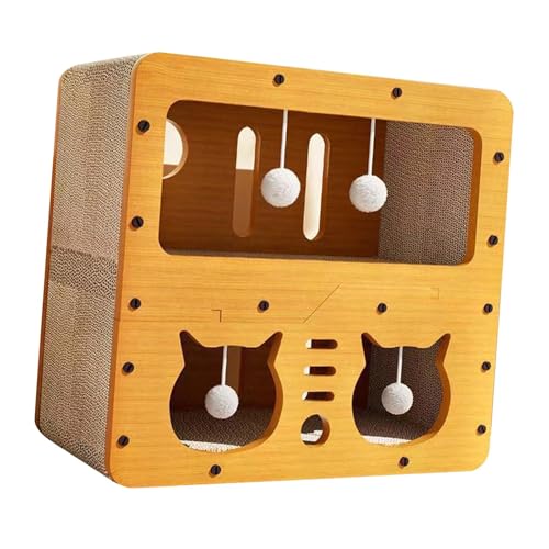 Colcolo Cat Corrugated House Croboker Board ausblenden Möbelschutz Katzenhaus Höhle Kratzer -Pad -Spielzeug für Kitty Pet Supplies von Colcolo