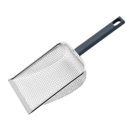 Colcolo Edelstahl Katzenstreu Scooper Feine Mesh Sand Sifter Sand Reiniger Scooper Pet Sifter für Aquarium, 6 Maschen Colcolo Edelstahl Katzenstreu Scooper Feine Mesh Sand Sifter Sand Reiniger Scooper Pet Sifter für Aquarium, 6 Maschen von Colcolo