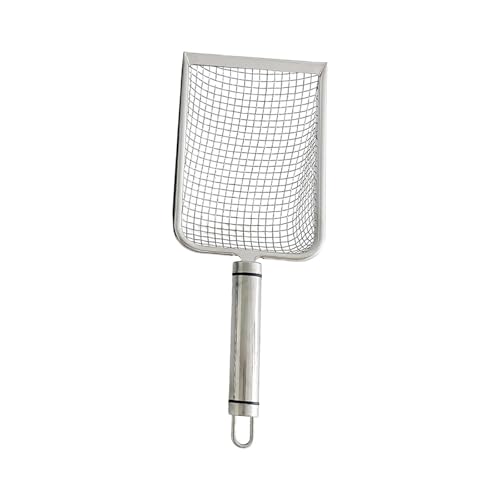 Colcolo Edelstahl-Katzenstreuschaufel, Sandfilter, vielseitig einsetzbar, mit Loch zum Aufhängen, Streureiniger, Heimtierbedarf zum Muschelsammeln von Welpen, 3.5 Mm X 3.5 Mm Colcolo Edelstahl-Katzenstreuschaufel, Sandfilter, vielseitig einsetzbar, mit Loch zum Aufhängen, Streureiniger, Heimtierbedarf zum Muschelsammeln von Welpen, 3.5 Mm X 3.5 Mm von Colcolo