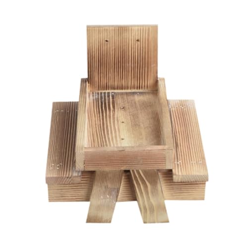 Colcolo Eichhörnchen-Futterstation, Holz-Vogelfutterstation mit Muttern zum Aufhängen, Vogelhaus, Fenster, Vogelfutterstation für Gartenterrassen, Papageien, Braun Colcolo Eichhörnchen-Futterstation, Holz-Vogelfutterstation mit Muttern zum Aufhängen, Vogelhaus, Fenster, Vogelfutterstation für Gartenterrassen, Papageien, Braun von Colcolo