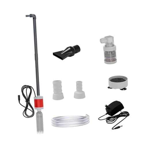 Colcolo Elektrofischtank Aquarium Wasserwechsler mit Wasserauslass Fischtank Reiniger Wasserwechsler für Wasserzirkulation Waschsand, 10 -Meter -Schlauch von Colcolo