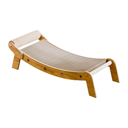 Colcolo Großes Katzenkratzer-, modernes, langlebiges Katzentrainingsspielzeug, Katzen-Lounge-Bett, Katzenkratzpad zum Schleifen der Krallen, zum, 67cmx25.5cmx17cm von Colcolo