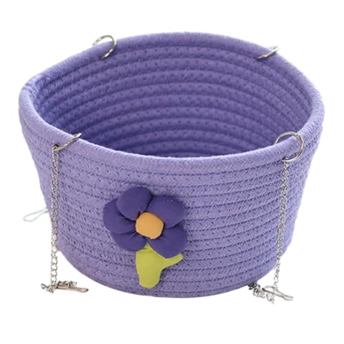 Colcolo Hängematte für Kleintiere, Hängebett für alle Jahreszeiten, kaufest, Käfigzubehör, Mäuse-Schlafnest für Eichhörnchen im Haushalt, ​​und Garten, Lila von Colcolo