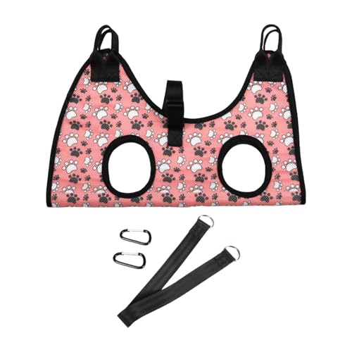 Colcolo Hängematten-Set für die Tierpflege, Geschirr zum Trimmen von Haustiernägeln, Fesseltaschen, Hundepflege für Welpen, andere Tiere, Waschen, Schneiden, 38cmx55cm von Colcolo