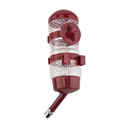 Colcolo Hängende Haustierflasche, Wasserspender für Hunde, Stabiler, vielseitig verwendbarer, hängender Haustiertrinkbecher, Haustiertrinker für Kaninchen, ROT Colcolo Hängende Haustierflasche, Wasserspender für Hunde, Stabiler, vielseitig verwendbarer, hängender Haustiertrinkbecher, Haustiertrinker für Kaninchen, ROT von Colcolo