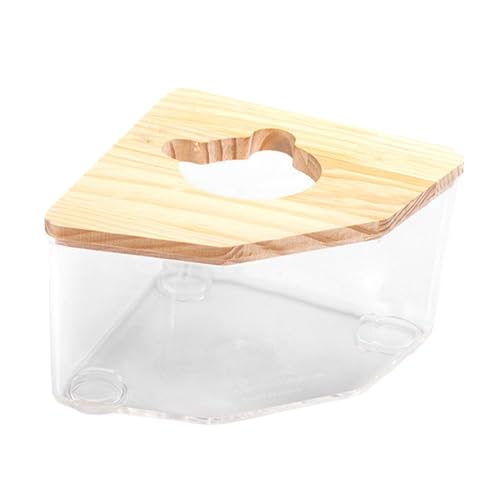 Colcolo Hamster-Badewanne, Toilette, Badewanne, Haustier-Badezimmer, transparent, abnehmbare Lebensraum-Dekoration, Haustierbecken, Grabsandbehälter für, transparent Colcolo Hamster-Badewanne, Toilette, Badewanne, Haustier-Badezimmer, transparent, abnehmbare Lebensraum-Dekoration, Haustierbecken, Grabsandbehälter für, transparent von Colcolo