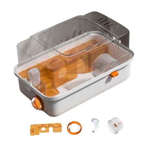 Colcolo Hamster Käfig Doppelstufen mit Wasserflasche Mehrzweck Haus Hamster Lebensraum Kleiner Tier Käfig für Rennmäuse Hedgehog Bunny, Orange Colcolo Hamster Käfig Doppelstufen mit Wasserflasche Mehrzweck Haus Hamster Lebensraum Kleiner Tier Käfig für Rennmäuse Hedgehog Bunny, Orange von Colcolo