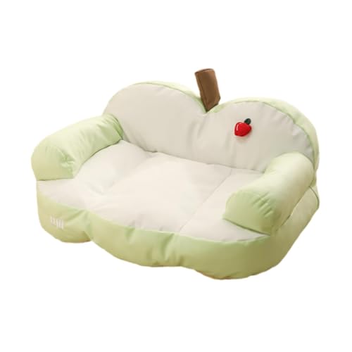 Colcolo Haustier-Couchbett, Hundekissen, Bett, Haustierbedarf, süß, weich für Welpen und Kätzchen, bequem, Kratzfest, Katzencouch, Katzenbett, GRÜN Colcolo Haustier-Couchbett, Hundekissen, Bett, Haustierbedarf, süß, weich für Welpen und Kätzchen, bequem, Kratzfest, Katzencouch, Katzenbett, GRÜN von Colcolo