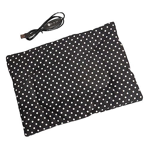 Colcolo Haustier-Heizkissen mit 3 einstellbaren Temperaturen, elektrische Welpen-Heizkissen für den Winter, warm, tragbar, für Katzen und Hunde, zum Ausruhen, Schwarz 27cmx37cm Colcolo Haustier-Heizkissen mit 3 einstellbaren Temperaturen, elektrische Welpen-Heizkissen für den Winter, warm, tragbar, für Katzen und Hunde, zum Ausruhen, Schwarz 27cmx37cm von Colcolo