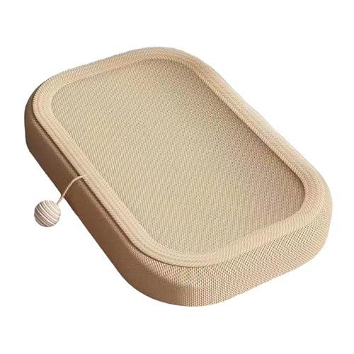 Colcolo Haustierbett, Katzenkratzbrett mit Spielzeugball, interaktives Spielzeug, rutschfestes Kratzpad, Nest-Kratzbrett für Schlafzimmer, Zuhause, Kätzchen von Colcolo