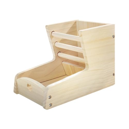 Colcolo Holz Kaninchen -Heu -Feeder -Futter Fütterung Krippe stabil von Colcolo