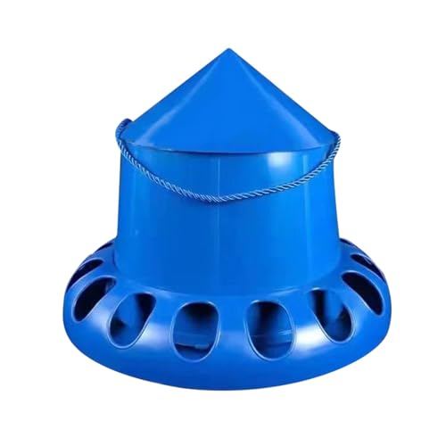 Colcolo Hühnerfutterspender für Vögel, automatischer Futtereimer mit Deckel, großes Fassungsvermögen, tragbarer Taubenfutterspender für Tauben, Hühner, 34cmx29cm Colcolo Hühnerfutterspender für Vögel, automatischer Futtereimer mit Deckel, großes Fassungsvermögen, tragbarer Taubenfutterspender für Tauben, Hühner, 34cmx29cm von Colcolo