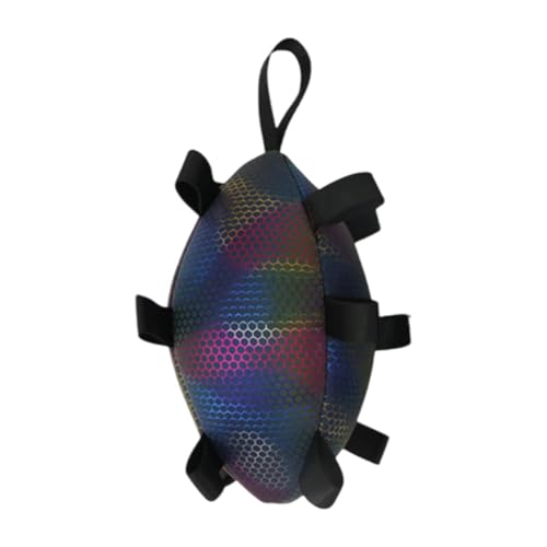 Colcolo Hund Rugby Football Spielzeug Training komfortabler Haustier Accessoires Hunde Interaktive Spielzeug Haustiere Molar für Bewegung Jagd, Schwarz Reflektierend Colcolo Hund Rugby Football Spielzeug Training komfortabler Haustier Accessoires Hunde Interaktive Spielzeug Haustiere Molar für Bewegung Jagd, Schwarz Reflektierend von Colcolo