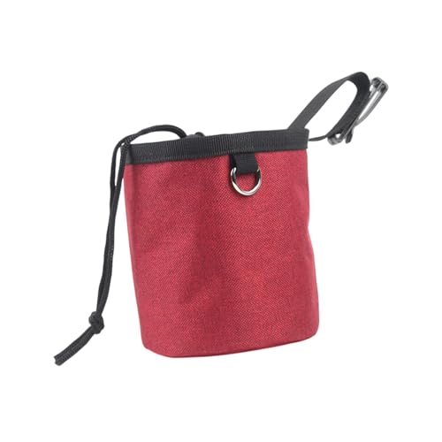 Colcolo Hund behandeln Beutel, Hundetraining Tasche, multifunktionales vielseitiges Haustier -Futter -Spielzeugbeutel -Futter -Snack -Träger für, Rot von Colcolo