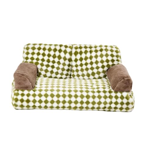 Colcolo Hunde-/Katzencouch, Welpen-Schlafbett, Bequeme, rutschfeste Basis, Flauschige Katzencouch, Hundebett für Kätzchen, alle Rassen, Haustierbedarf, Katze, Green M Colcolo Hunde-/Katzencouch, Welpen-Schlafbett, Bequeme, rutschfeste Basis, Flauschige Katzencouch, Hundebett für Kätzchen, alle Rassen, Haustierbedarf, Katze, Green M von Colcolo