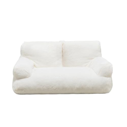 Colcolo Hunde-/Katzencouch, Welpen-Schlafbett, Bequeme, rutschfeste Basis, Flauschige Katzencouch, Hundebett für Kätzchen, alle Rassen, Haustierbedarf, Katze, White S Colcolo Hunde-/Katzencouch, Welpen-Schlafbett, Bequeme, rutschfeste Basis, Flauschige Katzencouch, Hundebett für Kätzchen, alle Rassen, Haustierbedarf, Katze, White S von Colcolo