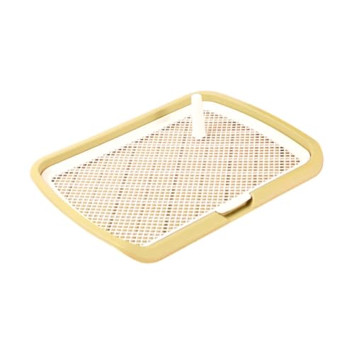 Colcolo Hunde-Töpfchen-Toiletten-WC für den Innenbereich, Pee-Mesh-Trainingstablett, Pinkel-Pad-Halter, Hunde-Trainingstoilette für Welpenhunde, Gelb Colcolo Hunde-Töpfchen-Toiletten-WC für den Innenbereich, Pee-Mesh-Trainingstablett, Pinkel-Pad-Halter, Hunde-Trainingstoilette für Welpenhunde, Gelb von Colcolo