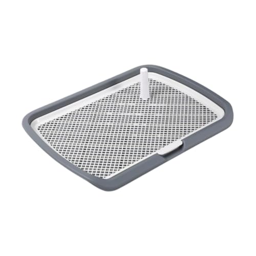 Colcolo Hunde-Töpfchen-Toiletten-WC für den Innenbereich, Pee-Mesh-Trainingstablett, Pinkel-Pad-Halter, Hunde-Trainingstoilette für Welpenhunde, Grau Colcolo Hunde-Töpfchen-Toiletten-WC für den Innenbereich, Pee-Mesh-Trainingstablett, Pinkel-Pad-Halter, Hunde-Trainingstoilette für Welpenhunde, Grau von Colcolo