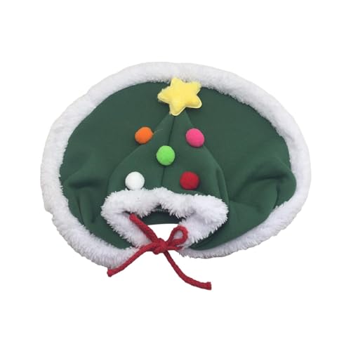 Colcolo Hunde-Weihnachtskostüm, warme Kleidung, bequemes lustiges Neujahrskleid, Haustier-Wintermantel, Welpenumhang für kleine und mittelgroße Hunde, Weihnachtsbaum M von Colcolo