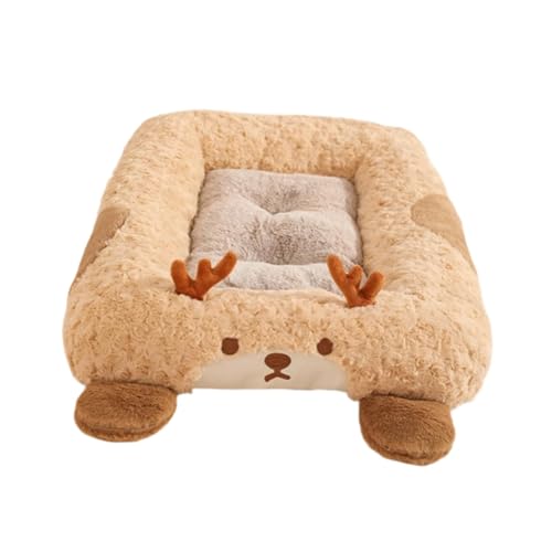 Colcolo Hundebett, Katzenbetten für Hauskatzen, gemütlich, weich, Cartoon, rutschfest, Haustierbedarf, Matte, Plüschkissen, warm für Hunde, Katzen, Welpen, M Deer Colcolo Hundebett, Katzenbetten für Hauskatzen, gemütlich, weich, Cartoon, rutschfest, Haustierbedarf, Matte, Plüschkissen, warm für Hunde, Katzen, Welpen, M Deer von Colcolo