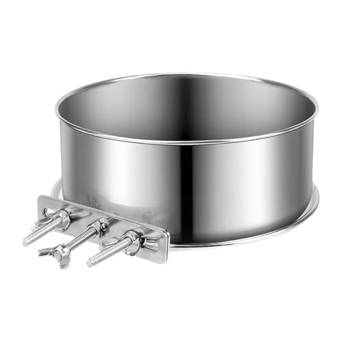 Colcolo Hundefutternapf für Kisten, Welpenfutter, zum Aufhängen, für Welpen, leicht, Edelstahl, Zubehör für den Innenbereich, Käfig, Coop Cup, Futternapf für, 10cmx7cm Colcolo Hundefutternapf für Kisten, Welpenfutter, zum Aufhängen, für Welpen, leicht, Edelstahl, Zubehör für den Innenbereich, Käfig, Coop Cup, Futternapf für, 10cmx7cm von Colcolo