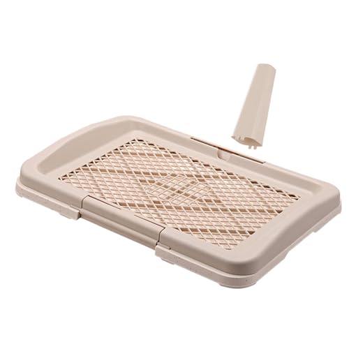 Colcolo Hundetoilette, Haustier-Trainingstoiletten-Tablett, abnehmbares Welpen-Töpfchen-Tablett, Bettpfanne für Hamster, kleine, mittelgroße und große Hunde, Khaki Colcolo Hundetoilette, Haustier-Trainingstoiletten-Tablett, abnehmbares Welpen-Töpfchen-Tablett, Bettpfanne für Hamster, kleine, mittelgroße und große Hunde, Khaki von Colcolo