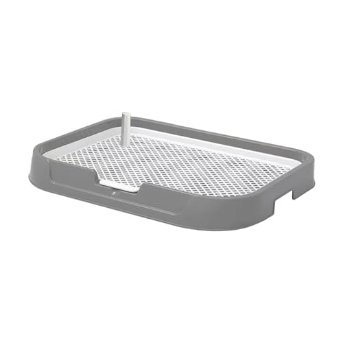 Colcolo Hundetoilette, Mesh-Gitter, Haustier-Trainingstoilette, Mesh-Gitter-Toilette, Haustier-Trainingspads-Halter für kleine und mittelgroße Hunde und, grau Colcolo Hundetoilette, Mesh-Gitter, Haustier-Trainingstoilette, Mesh-Gitter-Toilette, Haustier-Trainingspads-Halter für kleine und mittelgroße Hunde und, grau von Colcolo