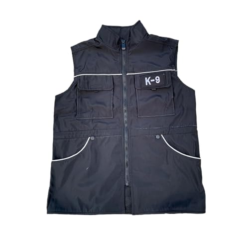 Colcolo Hundetrainingsweste für Hundeführer, Trainingsjacke für Tierbesitzer, Kordelzug in der Taille mit Mehreren Taschen, atmungsaktiv, praktisch, m Colcolo Hundetrainingsweste für Hundeführer, Trainingsjacke für Tierbesitzer, Kordelzug in der Taille mit Mehreren Taschen, atmungsaktiv, praktisch, m von Colcolo